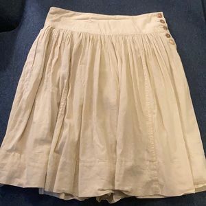 Banana Republic tan linen skirt